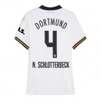 Maglia Calcio Borussia Dortmund Nico Schlotterbeck #4 Terza Divisa Donna 2024-25 Manica Corta